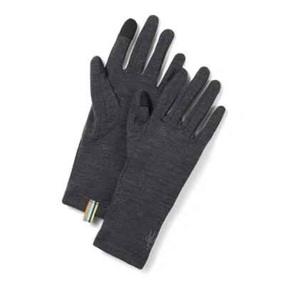 Abbildung von Smartwool Thermal Merino Fingerhandschuh, Größe: XS, Charcoal heather