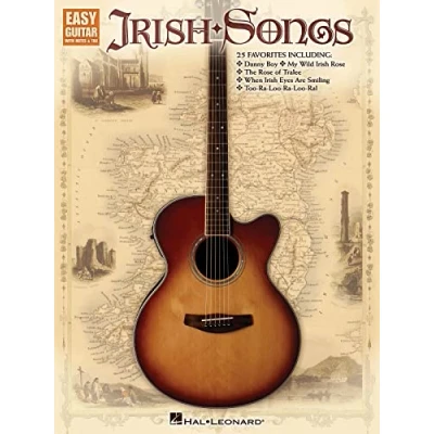 Abbildung von Irish Songs Easy Guitar: Noten, Sammelband, Tabulatur für Gitarre: 25 Celtic Favorites for Guitar