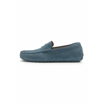 Abbildung von BOSS NOEL Mokassin, Herren, Größe: 42, Open blue Schuhe