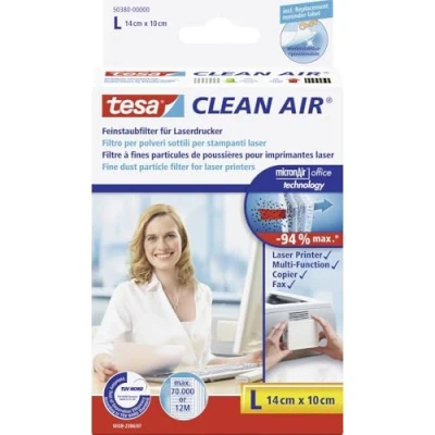 Abbildung von tesa Clean Air effektiver Feinstaubfilter für Laserdrucker (Größe S)