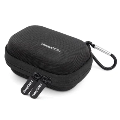 Abbildung von deleyCON Tasche Hardcase für GoPro Actionkamera &amp; Zubehör Robust Strapazierfähig Staubschutz Aufprallschutz Spritzwasserschutz Hero 13 12 11 10 9 Gr. S Schwarz