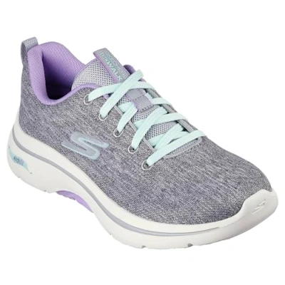 Abbildung von Skechers Damen GO Walk Arch FIT 2.0 Vivid Sunset Sneaker, Gray, 38.5 EU