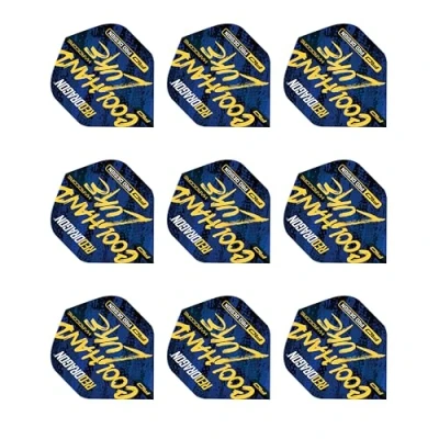 Abbildung von RED DRAGON Hardcore Luke Humphries Signature Blau Standard Dartflug 3 Set pro Packung (insgesamt 9 Dart Flights)
