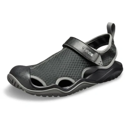 Abbildung von Crocs Herren M Swiftwater Mesh Deck 2052 Sandalen, Schwarz, 41/42 EU