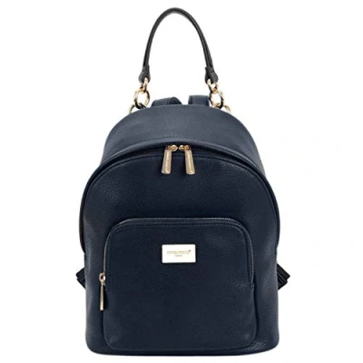 Abbildung von David Jones Damen Kleine Rucksack Backpack Frauen Weiches PU Leder Daypack Casual City Mode Tagerucksack Schultasche Schulranzen Schulrucksack Damenrucksack Städt Mädchen Fashion Dunkelblau