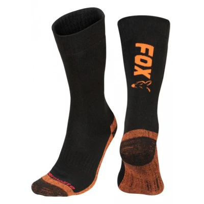 Abbildung von Fox Black/Orange Thermolite Long Socks (40 43) Angelsocken