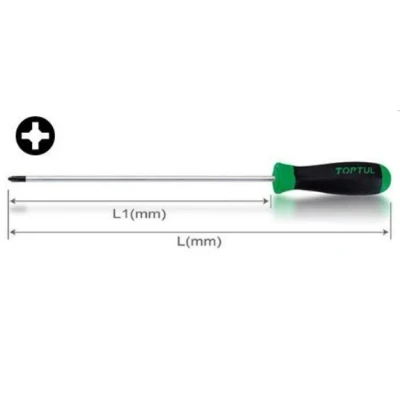 Abbildung von TOPTUL FBCB0240 Schraubendreher PH2 400 magnetisch