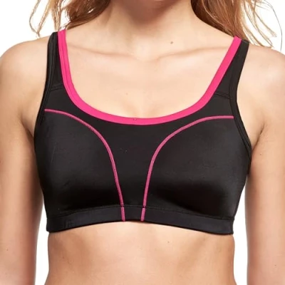 Abbildung von SUSA Damen 7897 Sport BH, schwarz pink, 100B