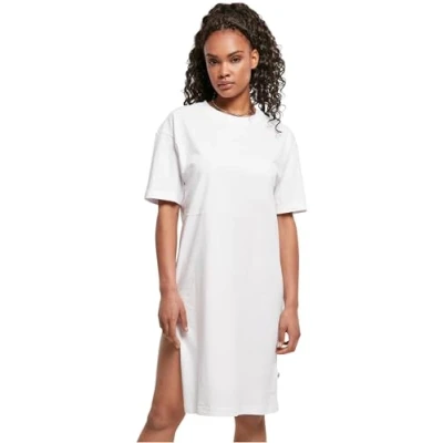 Abbildung von Urban Classics SLIT TEE Jerseykleid, Damen, Größe: 4XL, White