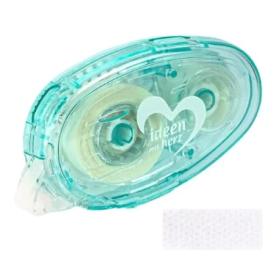 Abbildung von Ideen mit Herz Klebe Waben Abroller non permanent Bastel Hilfe für filigrane Arbeiten DIY Büro saubere Ergebnisse Doppelseitig klebend leicht ablösbar 8 mm x 20 m (Starter Set)