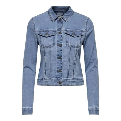 Abbildung von JDY Jeansjacke, Damen, Größe: Medium, Medium blue denim