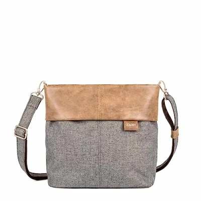 Abbildung von ZWEI Olli OT8 Tasche Damen Umhängetasche Schultertasche 25x23x10 cm (BxHxT), Farbe:, Stone (Grau / Braun), One size