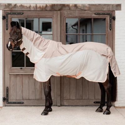 Abbildung von Kentucky Horsewear Fliegendecke Waterproof Combo Comfort Beige 160/213 Agradi.deVerkauft von Agradi