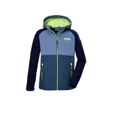 Abbildung von killtec Jungen Softshelljacke/Outdoorjacke mit Kapuze KOS 137 BYS SFTSHLL JCKT, dunkel denim, 164, 42999 000