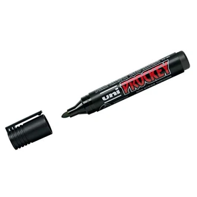 Abbildung von Uni ball 159199 Marker Prockey, Rundspitze, 1,5 3 mm, schwarz, 1 Stück