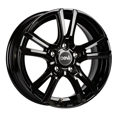 Abbildung von DBV 5 loch 18Zoll 114.3mm Alufelge Andorra schwarz 36461 Felge