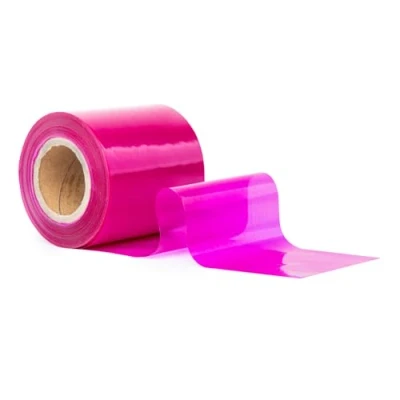 Abbildung von GRIP Eventbasics Flatterband pink, 50 m x 70 mm, LDPE Folienband Stärke µ, Absperrband nicht klebend zum Absperren, Markieren und Dekorieren auf Events, Hochzeiten, Partys uvm., Farbe Pink