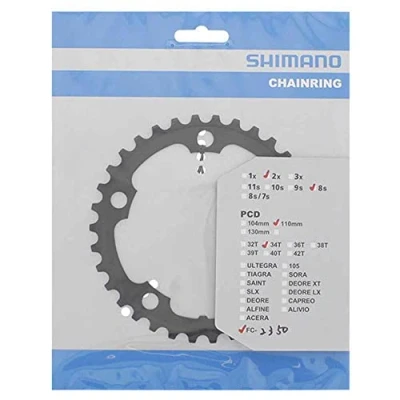 Abbildung von SHIMANO Unisex Adult Platon 34d Fahrradgerichte, Mehrfarbig, one Size