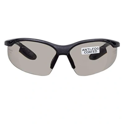 Abbildung von voltX &#039;Constructor&#039; Schutzbrille Volle Linsenvergrößerung (Nicht bifokal) +1,50 Dioptrien Rauchgraue, LESERSCHUTZBRILLE Vergrößerung Linse mit Lesehilfe + Anti Fog UV400
