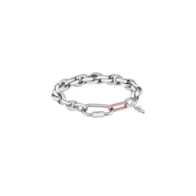 Abbildung von Lacoste Audacia Armband silvercoloured/rosé, Damen, Größe: One Size, Silver coloured/rosé