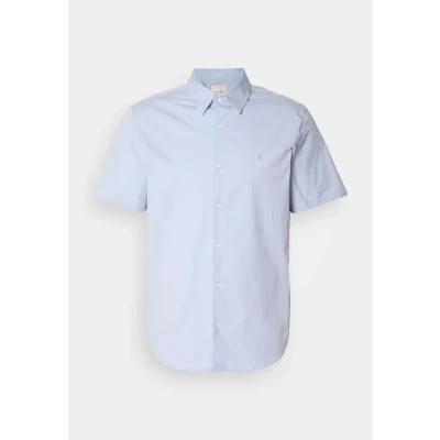Abbildung von Calvin Klein Solid Classic Shirt Hemd, Herren, Größe: Small, Zen blue