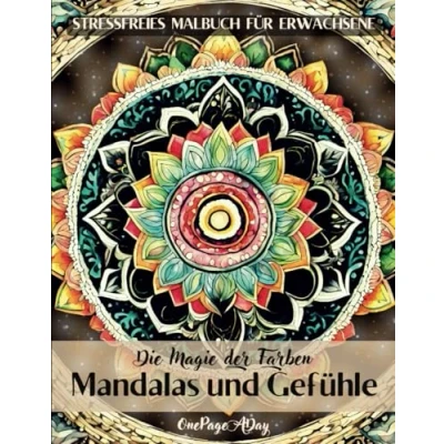 Abbildung von MANDALAS UND GEFÜHLE: Die Magie der Farben. Stressfreies Malbuch für Erwachsene