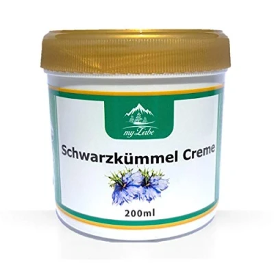 Abbildung von Schwarzkümmel Creme 200 ml wohltuende Wirkung bei Neurodermitis, Akne oder Schuppenflechte