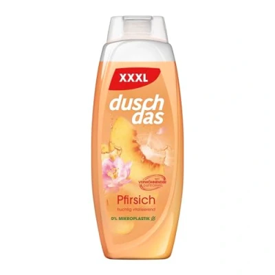 Abbildung von Duschdas Duschgel Pfirsich XXXL Duschbad mit verwöhnender Duftformel sorgt für einen erfrischenden Start in den Tag 675 ml
