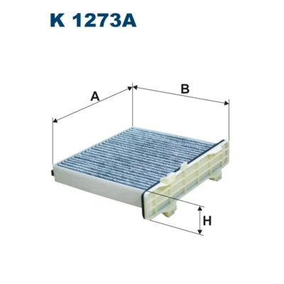 Abbildung von FILTRON K 1273A Innenraumfilter Aktivkohlefilter 215 200 68 MITSUBISHI: PAJERO 4, Shogun Pinin, 3