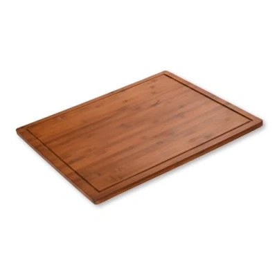 Abbildung von Kesper Herdabdeckplatte, Material: Bambus, Maße: 56 x 50 cm, H: 4 cm (inkl. Füße) Farbe: Braun 59599 13