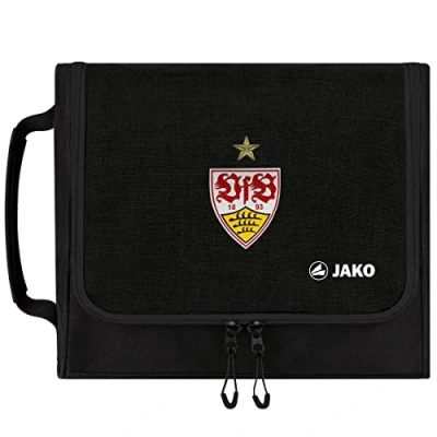 Abbildung von Jako VfB Stuttgart Kulturtasche Waschtasche Kulturbeutel (one Size, schwarz)