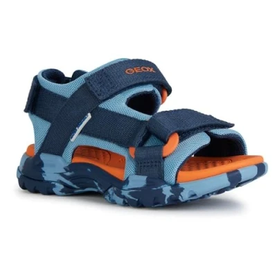 Abbildung von Geox J Borealis Boy E Sandal, LT Blue/Navy, 26 EU