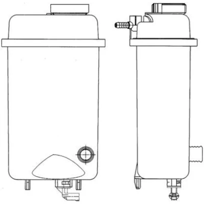 Abbildung von MAHLE ORIGINAL CRT 52 000S Ausgleichsbehälter mit Sensor, ohne Deckel