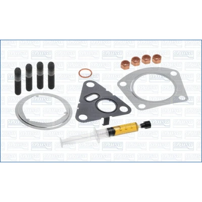 Abbildung von AJUSA JTC11488 Montagesatz, Lader with studs, syringe oil mit Dichtungen Montageanleitung VOLKSWAGEN: Transporter 5 Bus,