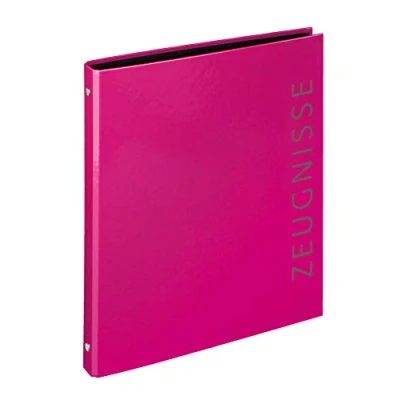 Abbildung von VELOFLEX 4144371 Zeugnisringbuch Velocolor, DIN A4, pink, 1 Stück