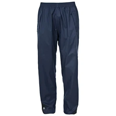 Abbildung von Trespass Unisex Kompakt Zusammenrollbare Qikpac Regenhose, Dark Navy, 3XL EU
