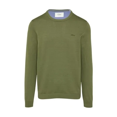 Abbildung von s.Oliver Herren 2156055 Pullover Mit Logo Detail, 7840, M EU