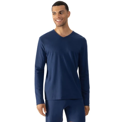 Abbildung von Mey Langarmshirt »SOLID NIGHT«, T Shirt aus Interlock Jersey