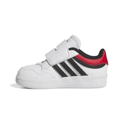 Abbildung von adidas Unisex Baby Hoops 4.0 Shoes Schuhe, FTWR White/core Black/Better Scarlet, 26 EU