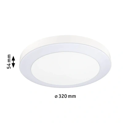 Abbildung von Paulmann 94528 LED Außenleuchte Deckenleuchte Circula mit Dämmerungs /Bewegungssenso IP44 rund incl. 1x14 W Warmweiß Beige Kunststoff 3000 K