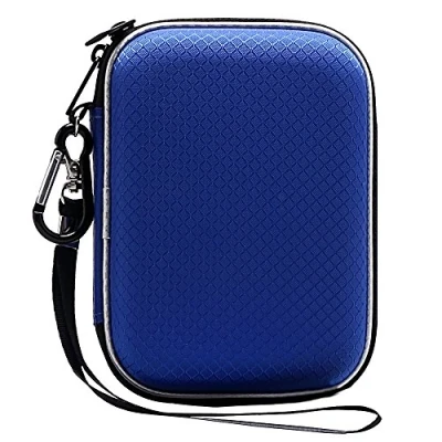 Abbildung von Lacdo Externe Festplattentasche Hard Drive Case für Western Digital WD Elements/WD My Passport Ultra/Seagate Game Portable 2.5 Zoll HDD 500GB 1TB 2TB 3TB 4TB 5TB Schutzhülle Stoßfest, Blau
