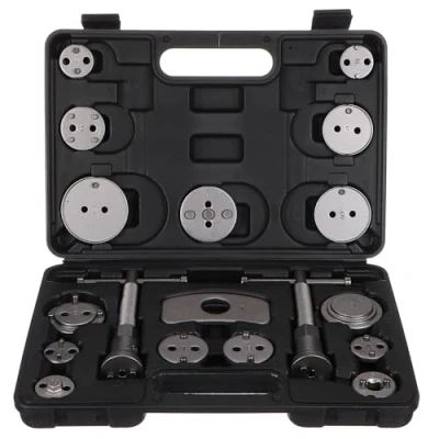 Abbildung von SIXTOL Mechanic Brake Set Black 18 Bremskolben Rücksteller teilig Rückdrehen und Komprimieren Scheibenbremsen Werkzeug Adapter für viele Fahrzeugmodelle Werkzeugkoffer