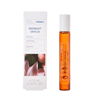 Abbildung von KORRES MIDNIGHT DAHLIA Eau de Toilette für Damen in praktischer Deluxe Reisegröße, orientalisch, floraler Duft mit Zedernholz &amp; Pfingstrosen Noten, vegan, 10ml
