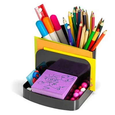 Abbildung von OIC Deluxe Stiftehalter / Tischorganizer mit 5 Fächern