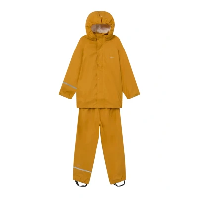Abbildung von CeLaVi Baby Mädchen zweiteiliger Regenanzug in vielen Farben Regenjacke,,per pack Gelb (Mineral Yellow 372),(Herstellergröße:80)