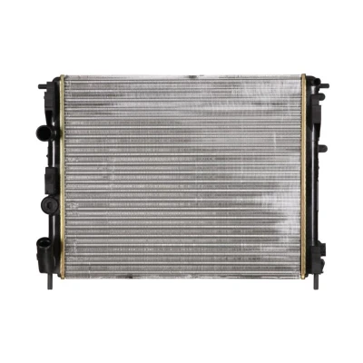Abbildung von NRF 53210 Kühler, Motorkühlung Aluminium 475 398 26 Kühlrippen mechanisch gefügt RENAULT: CLIO 2, Kangoo I, NISSAN: Kubistar Van