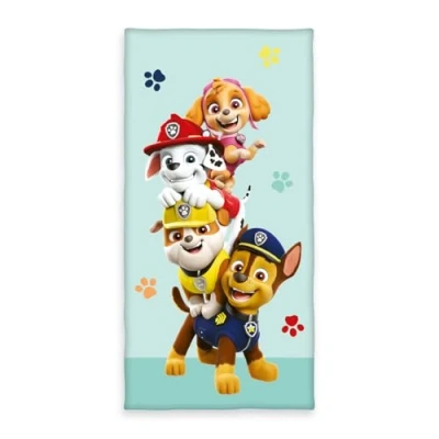Abbildung von Herding Paw Patrol Velourstuch, 75x150 cm, 100% Baumwolle, Velours