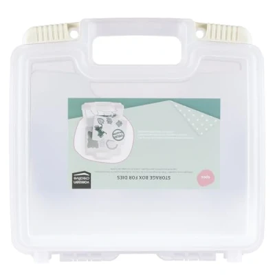 Abbildung von Vaessen Creative Aufbewahrungsbox mit Magnetblättern für Stanzschablonen, 24,5 x 25,4 7,5 cm