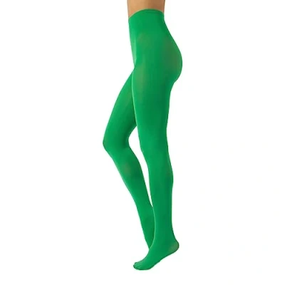 Abbildung von CALZITALY Blickdichte Weiche Strumpfhosen aus Mikrofaser Bunte Strumpfhose Damen S, M, L, XL, XXL, 3XL 4XL 80 DEN Made in Italy (L, Green apple)