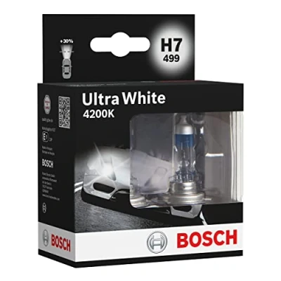 Abbildung von Bosch H7 Ultra White Fahrzeuglampe 12V 55W PX26d (2 Stück)